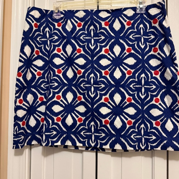 Vineyard Vines Dresses & Skirts - Vineyard Vines blue and red patterned skirt preppy patriotic resort New size 12